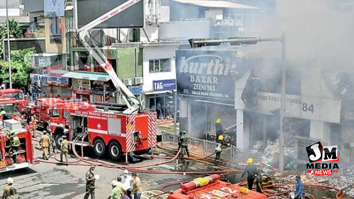 கொழும்பு – ஜம்பட்டா வீதியில் பாரிய தீ