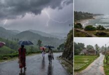 நாட்டின் பல பகுதிகளில் இன்று பலத்த மழைக்கு வாய்ப்பு